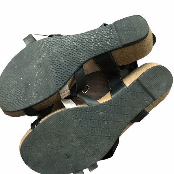 𝅺munro Sling Back Cork Wedge Strappy Summer Sandals 11 - Picture 10 of 10